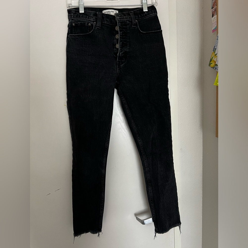 black abercrombie jeans, like new